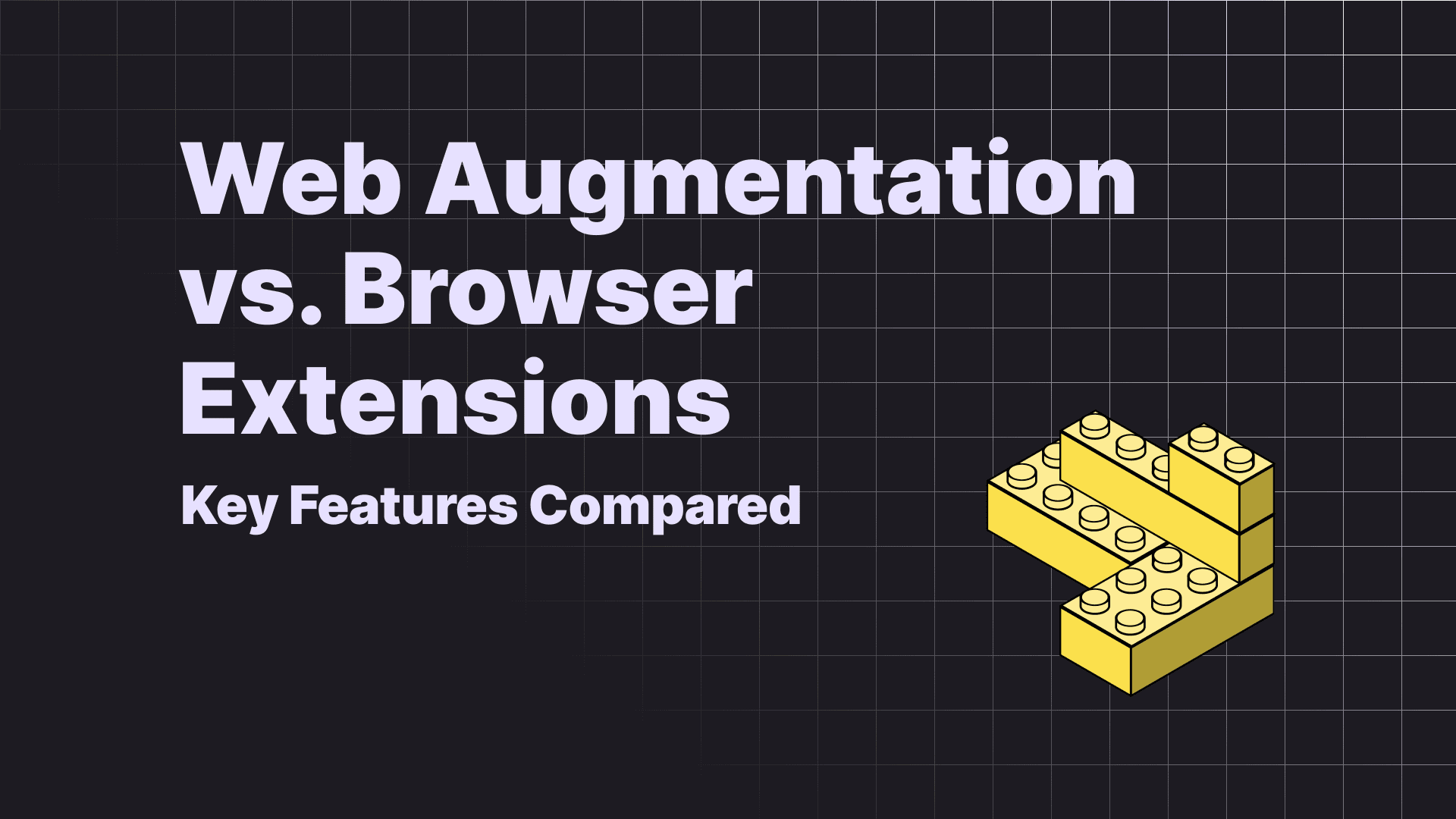Web Augmentation vs Browser Extensions